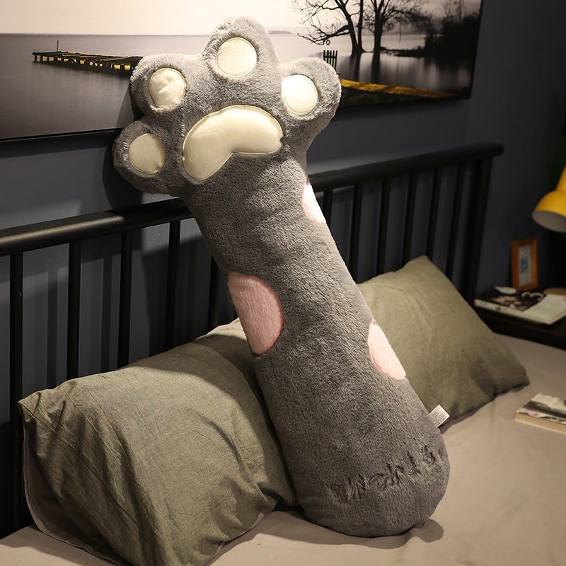 Cute Cat Claw Plush Toy Sleeping Long Pillow Doll Bed Doll Cat Can Add Logo - Image 1