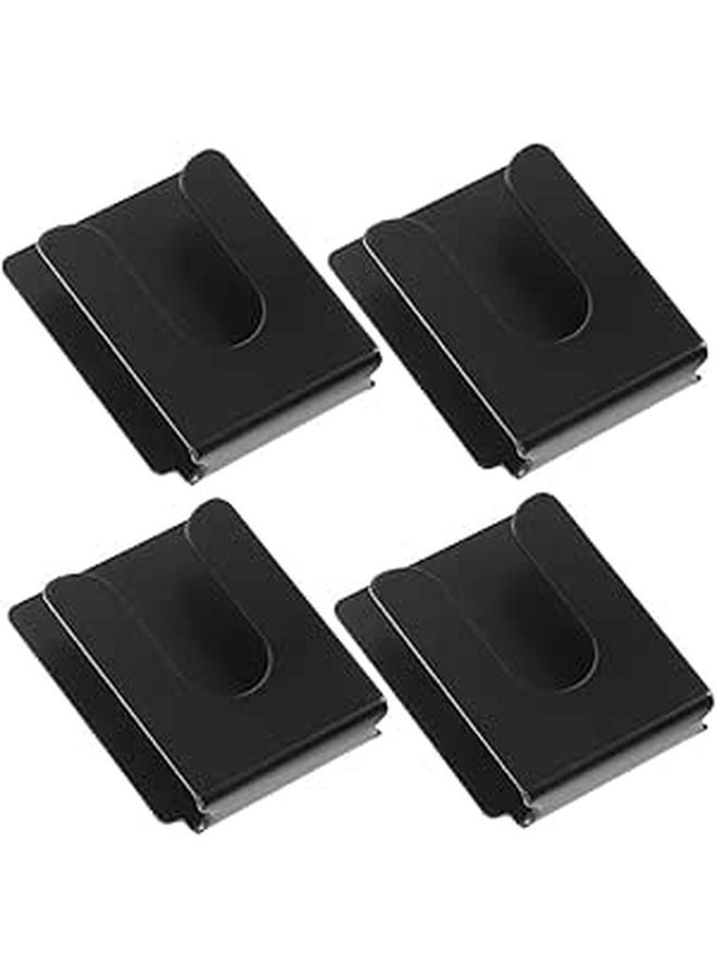 4 Pack Metal Microphone Holder Clips For Car Radio Home Office Stable Fixation - Image 1