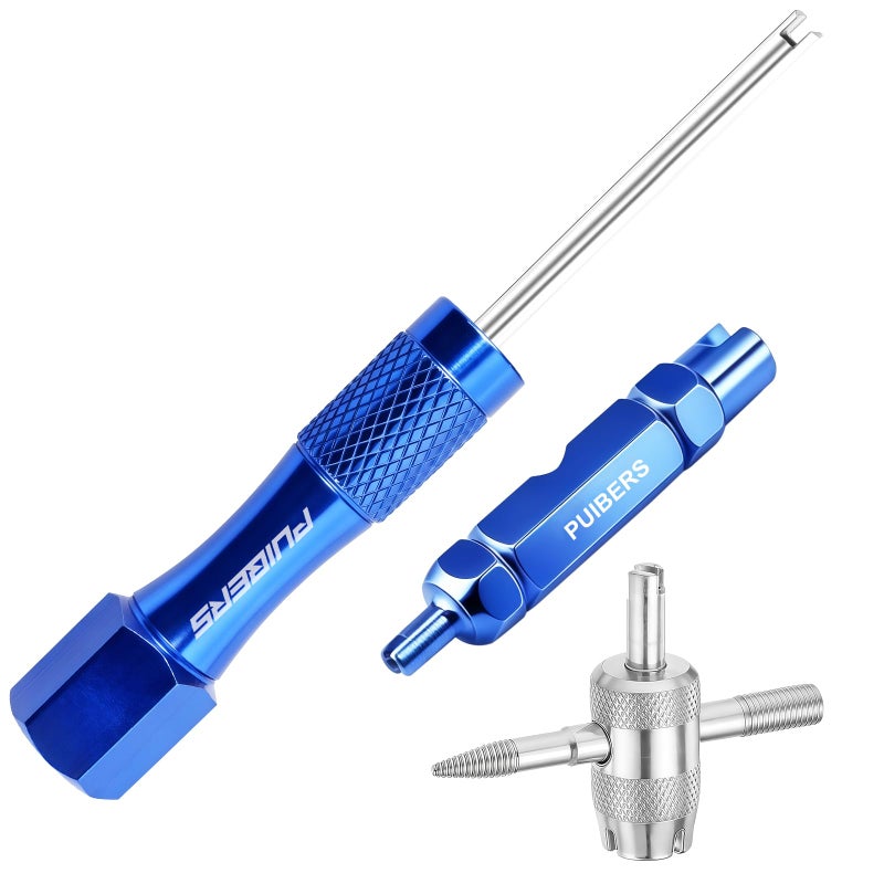 PUIBERS 3Piece Tire Valve Tool Kit for Presta and Schrader - Image 3