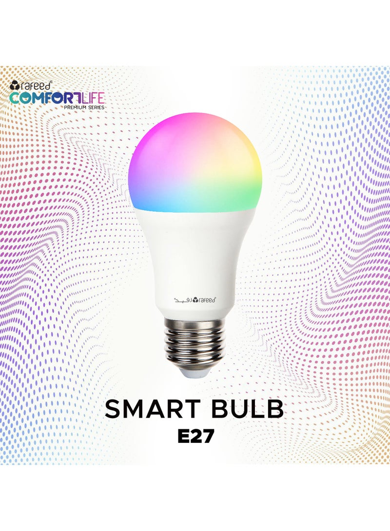 Rafeed Comfortlife Smart RGBWW LED Bulb 9W 800lm, App & Remote Control, Dimmable, Timer Scheduling, iOS & Android Compatible - Image 3