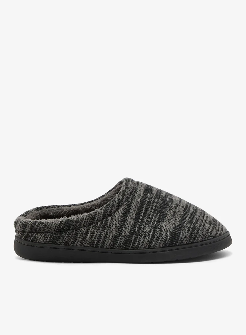 MENS FAUX SUEDE SLIPPER