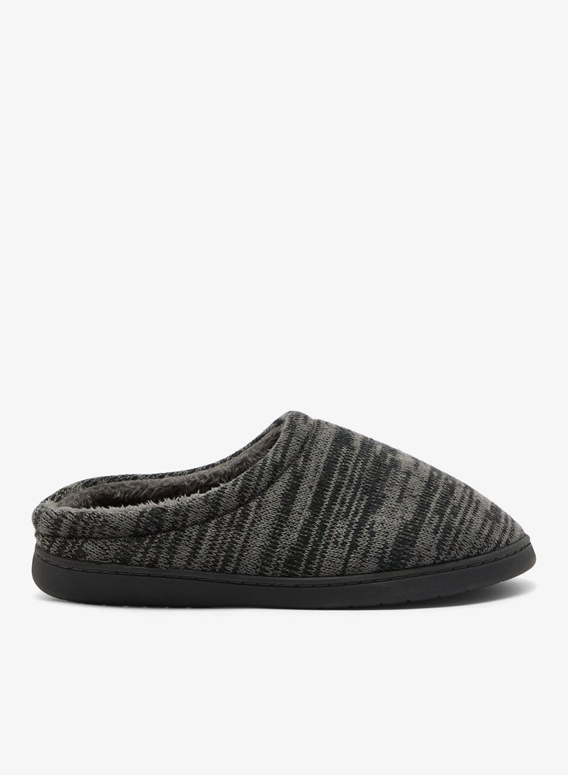 BRAVE SOUL MENS FAUX SUEDE SLIPPER - Image 1