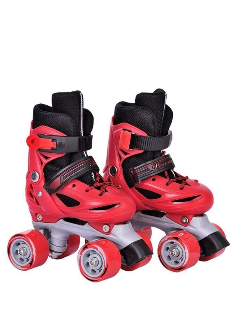 LIMOS - Roller Skates Shoes Double Rows 4 Wheels Adjustable Shoe Size AREA for Boys And Girls - Image 1