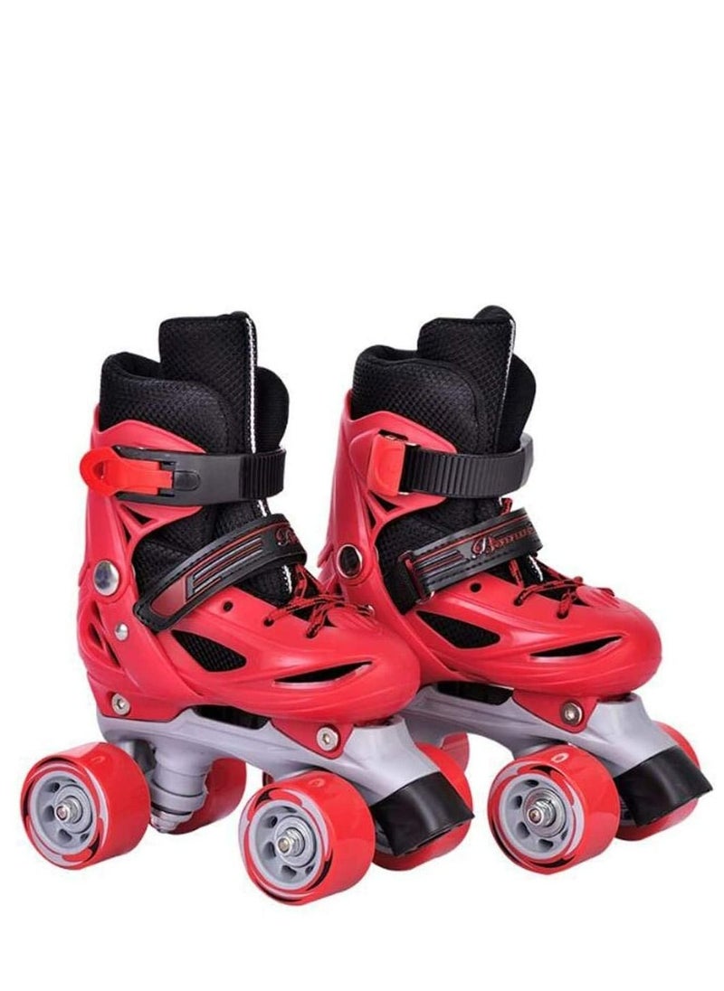 LIMOS - Roller Skates Shoes Double Rows 4 Wheels Adjustable Shoe Size AREA for Boys And Girls - Image 1