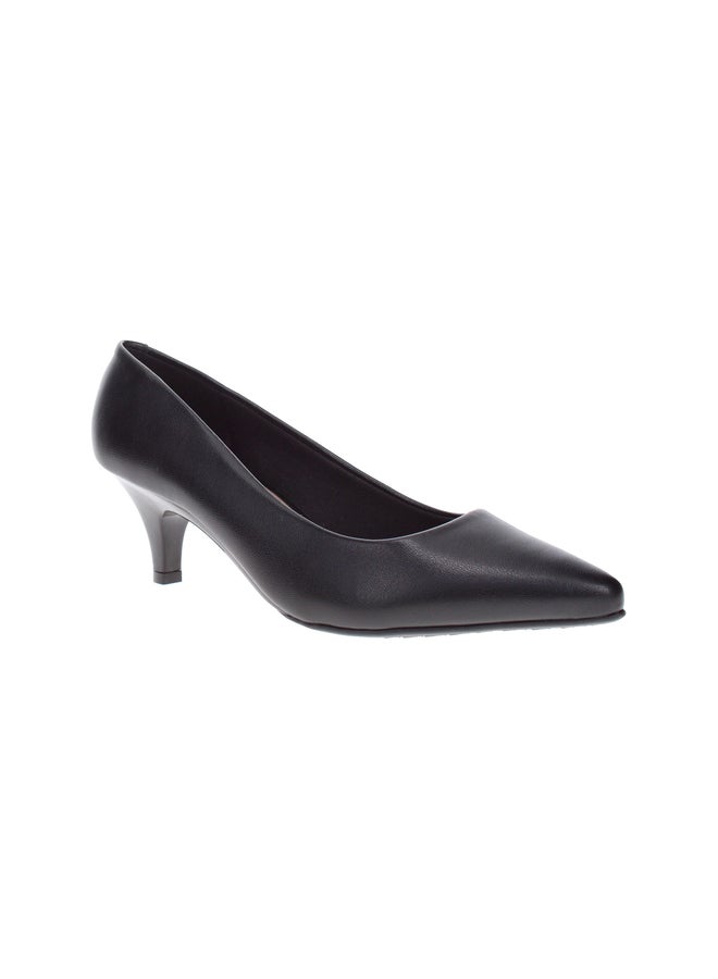 Beira Rio Solid Pointed Toe Stiletto Heel Shoes - Image 3