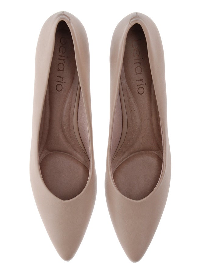 Beira Rio Solid Pointed Toe Stiletto Heel Shoes - Image 1