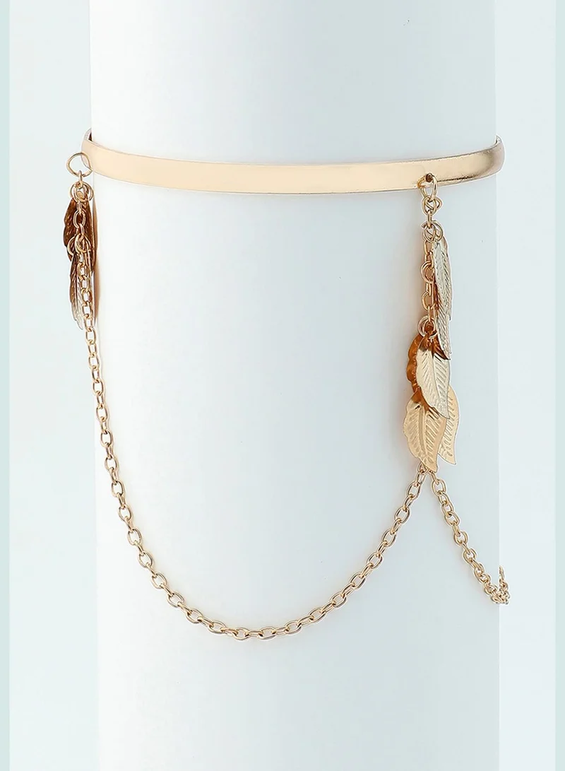 SOHI Gold Plated Party Designer Armlet For Women