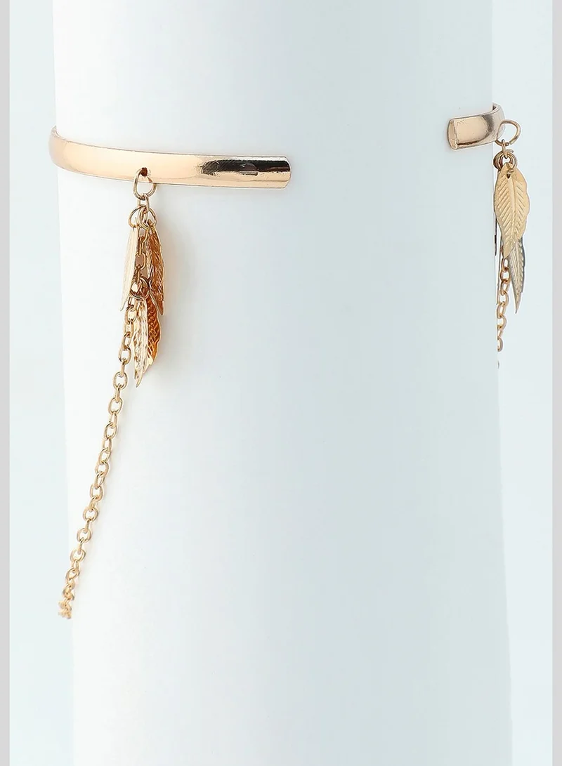 SOHI Gold Plated Party Designer Armlet For Women