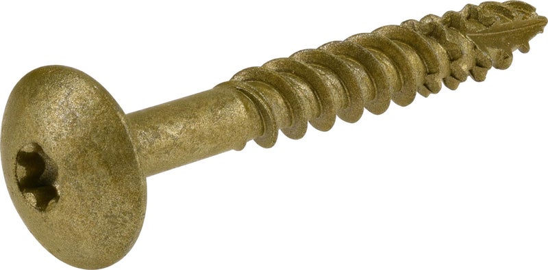 Power Pro 47866 Lag Screws 14 x 112 Star Drive Construction Lag Screws Rust Resistant Ceramic Coated Bronze 1lb Box 75 pcs