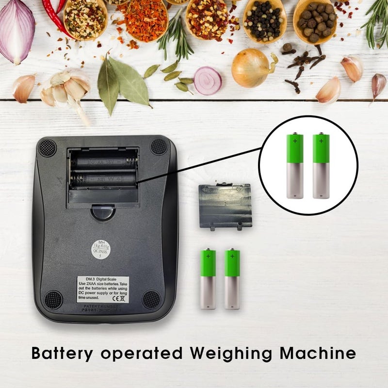 ATOM DM3 Compact and Portable Digital Weighing Scale - Image 5