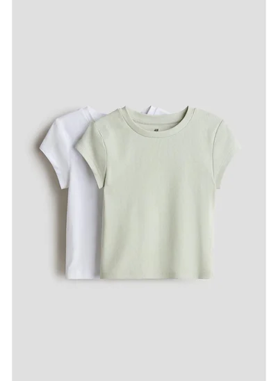 H&M 2-pack cotton jersey tops