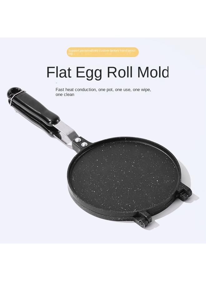 Bluejw Flat Egg Roll Mold Double Sided Crispy Egg Roll Baking Mold Ice Cream Cake Mold Wholesale - Image 2