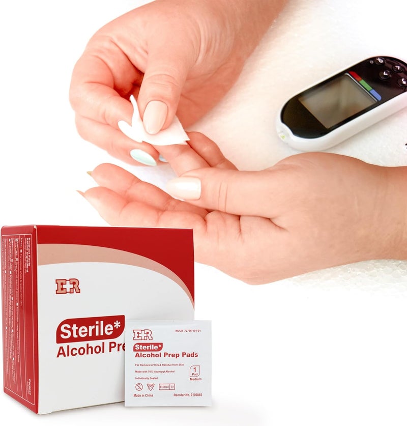 Ever Ready First Aid مناديل كحولية، متوسطة، 2 طبقة، مسحات كحولية مغلفة بشكل فردي، مشبعة بـ 70% كحول إيزوبروبيلي - 200 قطعة - Image 4