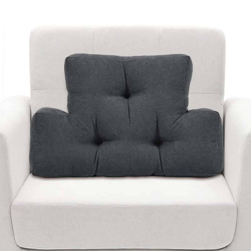 TANYOO Back Pillow for Recliner Lumbar Support Pillow Soft and Fluffy Back Support Cushion Thick Lumbar Cushion for Chairs ReclinersSofa Couch and Bed for Pain Relief