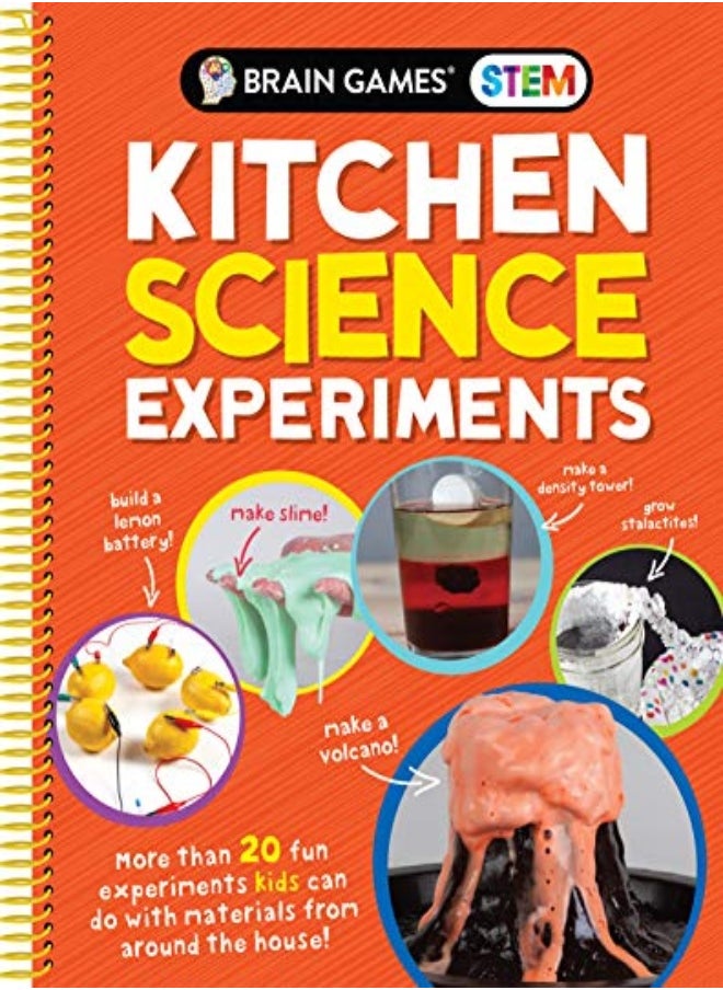 Brain Games Stem Kitchen Science Experiments More Than 20 Fun Experiments Kids Can Do With Materi by Publications International Ltd - Brain Games Paperback 