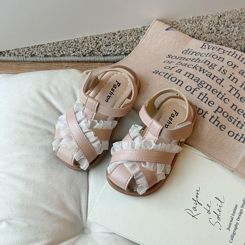 Girls' Sandals 2024 Arrival Girls' Sandals Girls' Princess Shoes Children'S Baotou Children'S Dress Shoes - Image 4