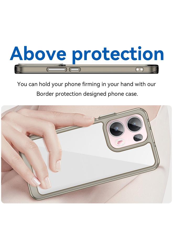 S-TOP Case For OPPO Reno13 Pro Global Colorful Series Acrylic Hybrid TPU Phone Case - Image 4