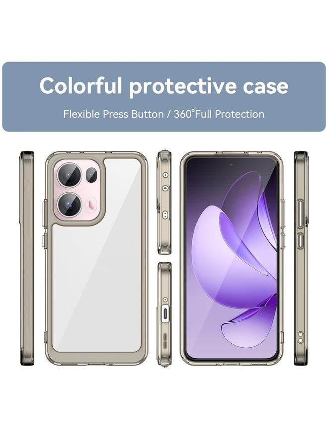 S-TOP Case For OPPO Reno13 Pro Global Colorful Series Acrylic Hybrid TPU Phone Case - Image 2