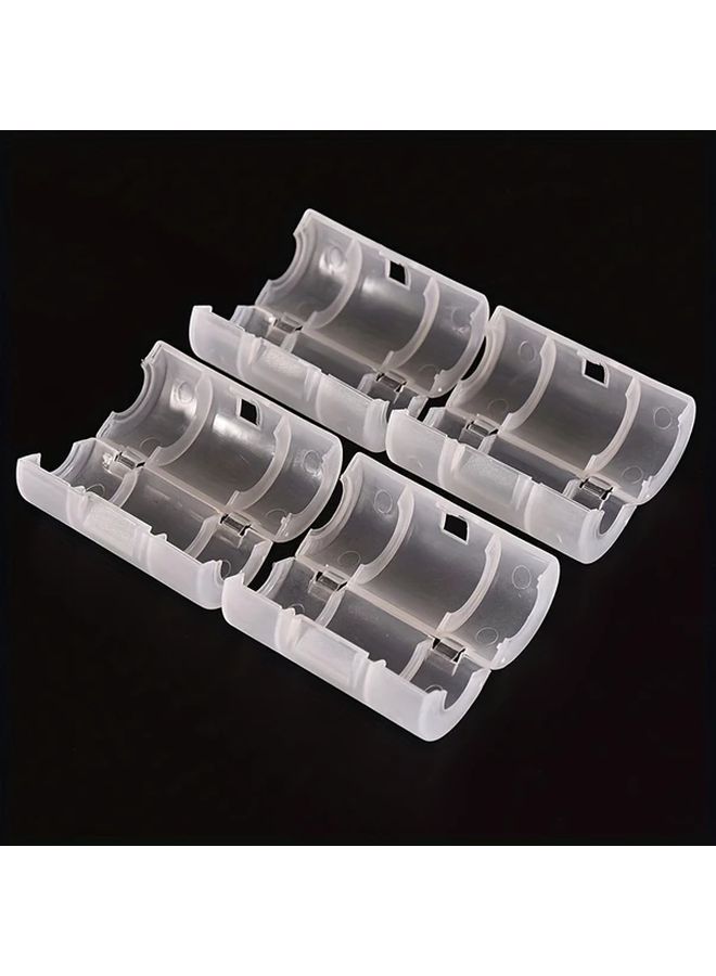 3 Pcs AA to C Battery Adapter Converter with Plastic Shell Storage Box Bracket for Switch - Image 4