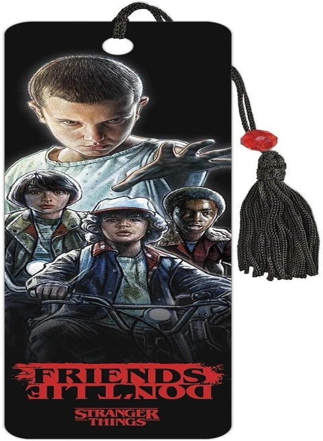 سترانجر ثينكينج مجموعة ملصقات Stranger Things المميزة ~ تتضمن المجموعة 12 ملصقًا لشخصيات إليفن، داستن، مايك، ويل، وغيرهم مع فاصل كتاب (ديكور غرفة Stranger Things) - Image 3