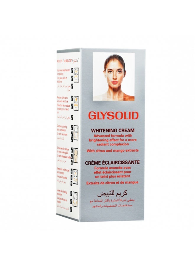 Glysolid whitening cream that gives radiance to the skin 50 ml