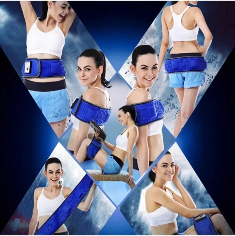 STLife Fitness Abdominal Waist Hip Massager Belt Vibration Belly Fat Melting Unisex
