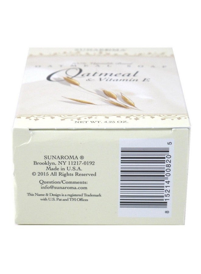 Sunaroma Soap Oatmeal & Vitamin E Bar 4.25 Ounce Boxed (Pack of 2) - Image 2