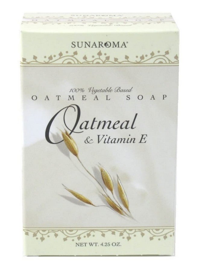 Sunaroma Soap Oatmeal & Vitamin E Bar 4.25 Ounce Boxed (Pack of 2) - Image 1