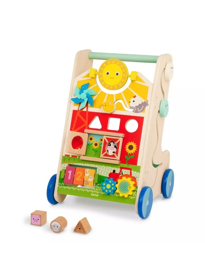 Battat - Sunshine Farm Wooden Activity Walker - BT1823 - Image 1
