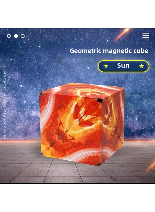 Children's Educational Toys Gift Three-dimensional Magic Cube Decompression Artifact 3d Unlimited Magic Cube Stall Stall