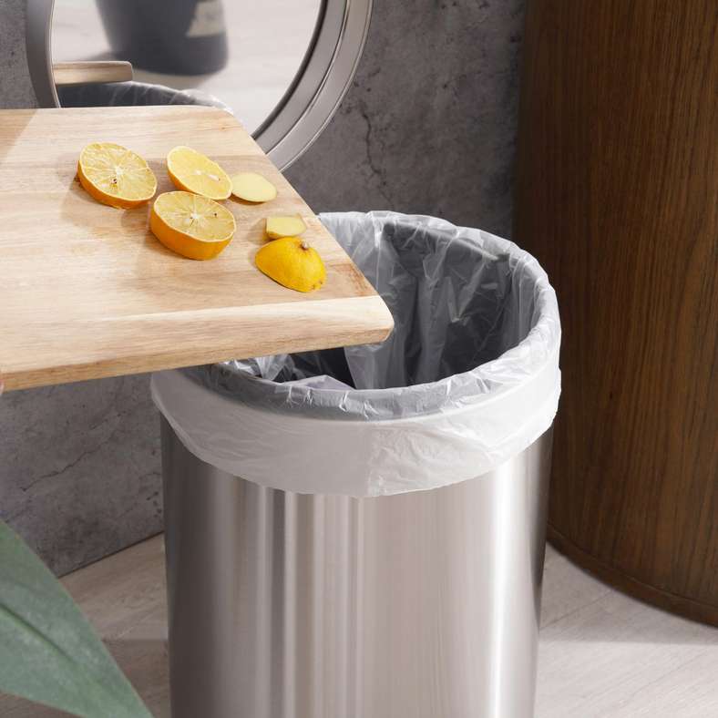 Pan Home Biodegradable Garbage Bag Set - White, 120 Pieces