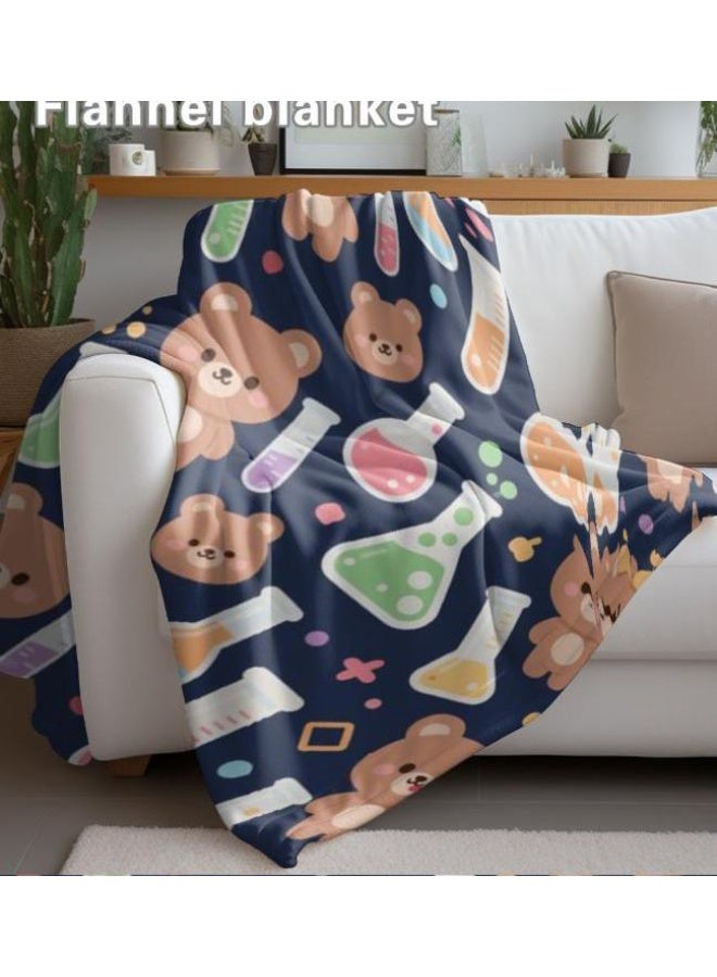 عام بطانية رقيقة من الفانيلا (حرارة ومريحة، ومناسبة للنوم واستخدام اللعبة والغبار والرمل) 150 سم * 200 سم - 244 - Image 4