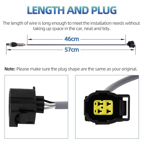 AUTOSTARSHIP Oxygen Sensor Compatible for Dodge Ram Dakota Durango Neon, Jeep Grand Cherokee Wrangler TJ Liberty, Mitsubishi Raider 234-4587 (2 PCS) - Image 2