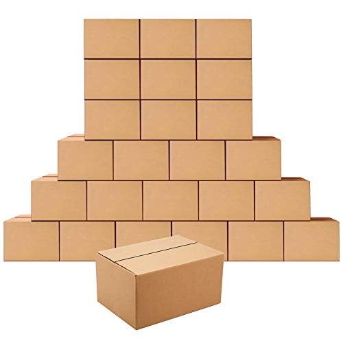 Edenseelake صناديق شحن إدنسيل ليك 10 × 7 × 5 بوصة صناديق كرتونية مضلعة للشحن، 25 عبوة - Image 1