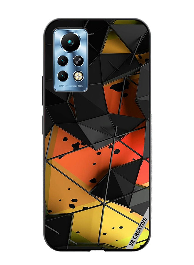 VR CREATIVE Protective Case Cover For Infinix Note 11 Pro Abstract Design Multicolour - Image 1