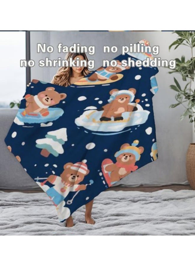 general Baby and children's cartoon flannel thin blanket (warm and comfortable, suitable for sleep, game use) 70cm*100cm - Image 5
