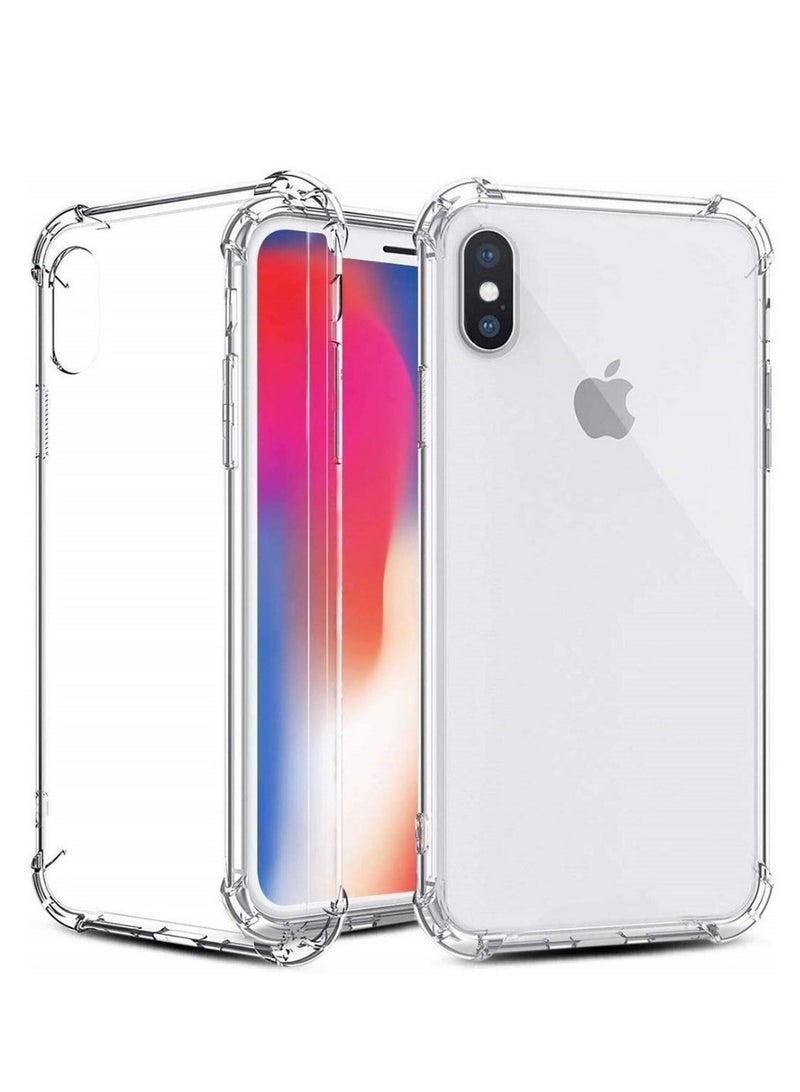 Bills iPhone X Case Clear Soft Flexible TPU Anti-Shock Slim Transparent Back Cover with Reinforced Bumper Corners (iPhone X, Clear) - Image 1