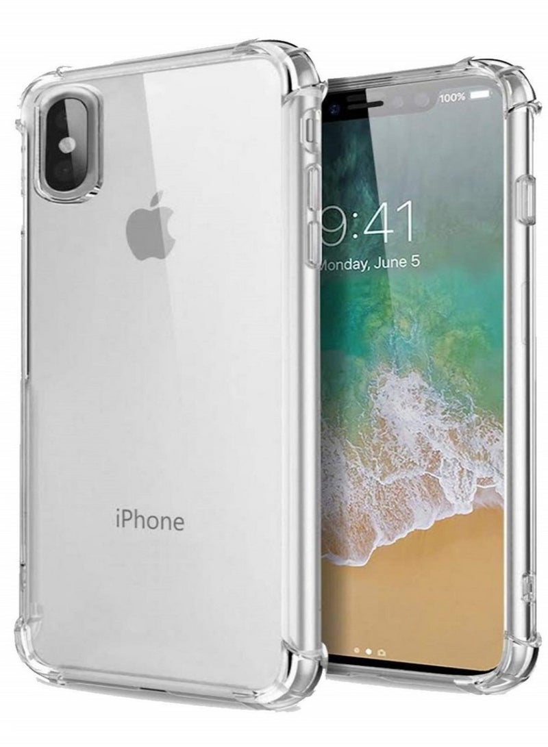 Bills iPhone X Case Clear Soft Flexible TPU Anti-Shock Slim Transparent Back Cover with Reinforced Bumper Corners (iPhone X, Clear) - Image 3