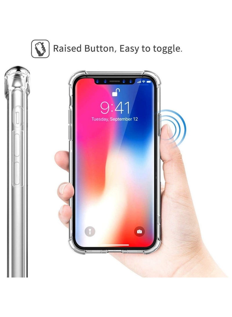 Bills iPhone X Case Clear Soft Flexible TPU Anti-Shock Slim Transparent Back Cover with Reinforced Bumper Corners (iPhone X, Clear) - Image 5