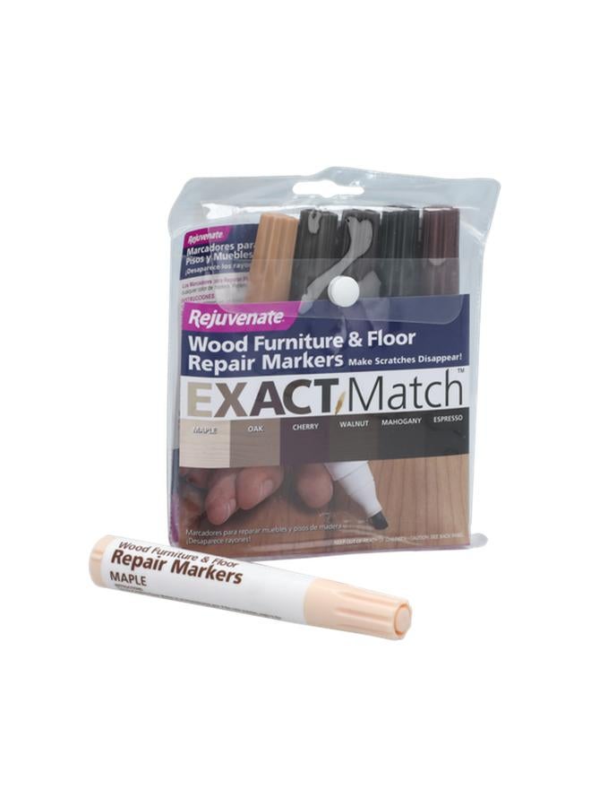 Rejuvenate 6-Piece Wood Furniture and Floor Repair Markers Multicolor - Image 2