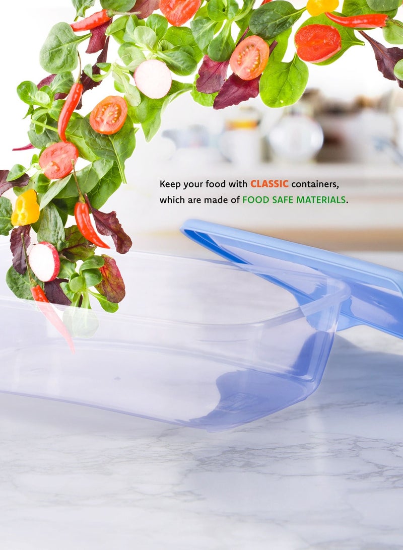 Grandi classic food containers Made of plastic Airtight Lids Food Storage Box set 3 pes - Image 4