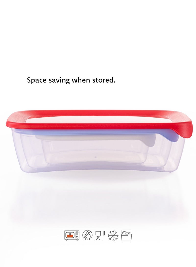 Grandi classic food containers Made of plastic Airtight Lids Food Storage Box set 3 pes - Image 3