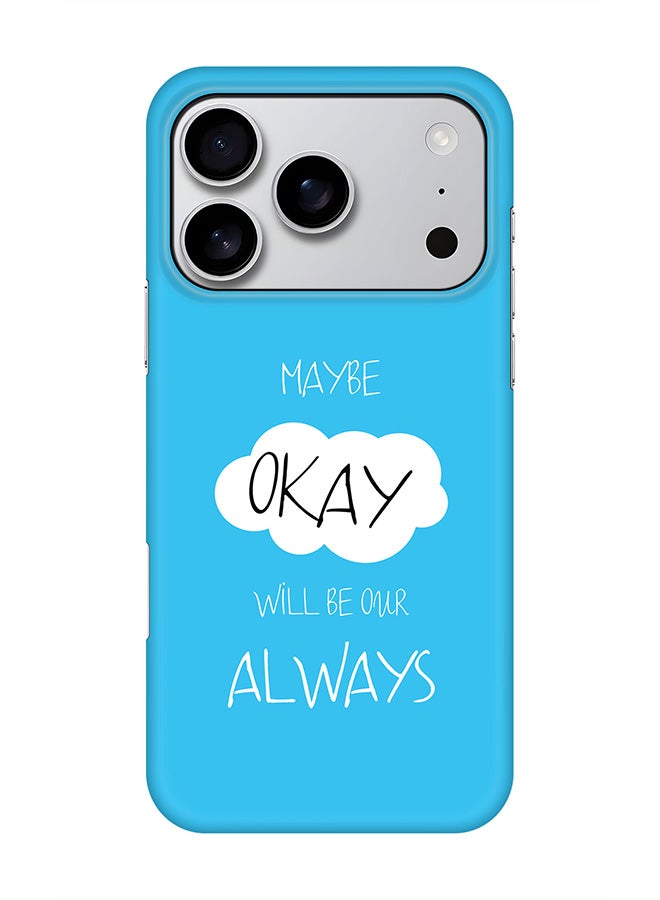 Stylizedd For iPhone 17 Pro,Case, [Compatible with MagSafe] Magnetic cover Slim fit Protection Matte, - Maybe Okay