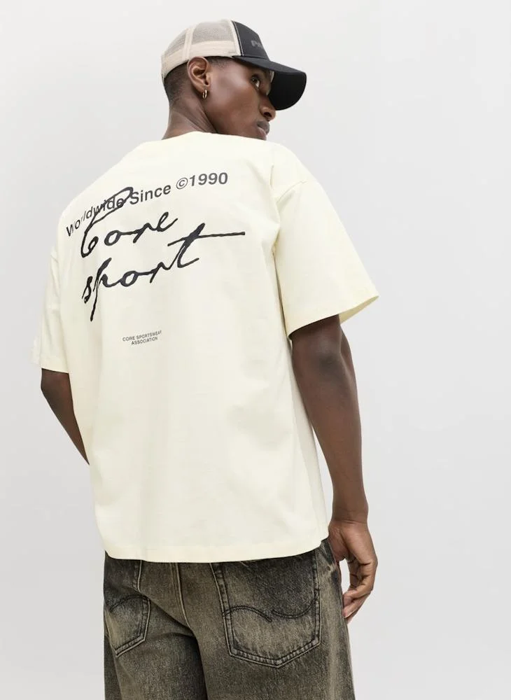 JACK & JONES Logo Crew Neck T-Shirt