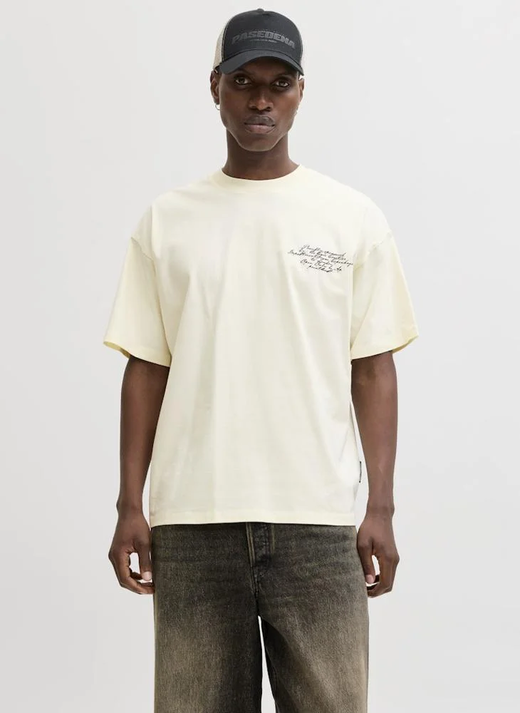 JACK & JONES Logo Crew Neck T-Shirt