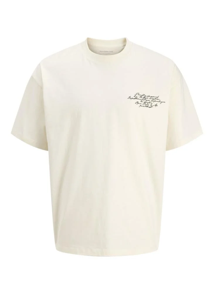 JACK & JONES  Logo Crew Neck T-Shirt for Men | Best Price UAE