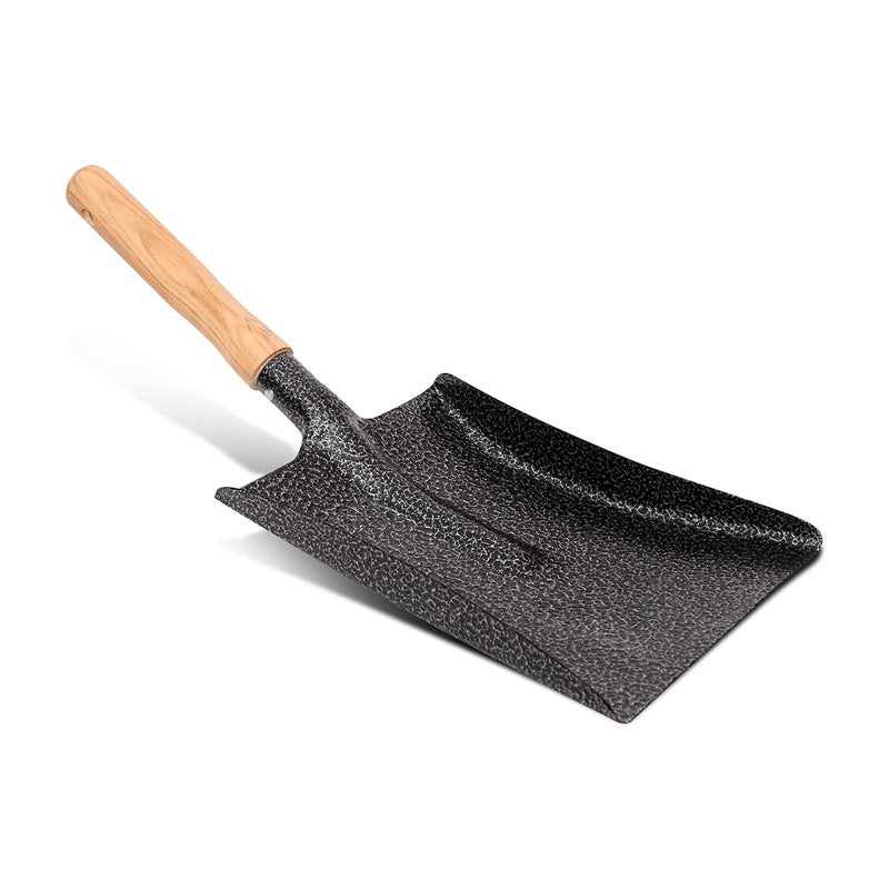TOOLS BAE Tools Bae Heavy Duty Dust Pan With Wooden Handle Made Of Export Quality High Carbon Steel Dustpan For Indoor Outdoor Sweeping Tool Suitable For Cleaning Garden Lawn Household And Office Use  - Image 1