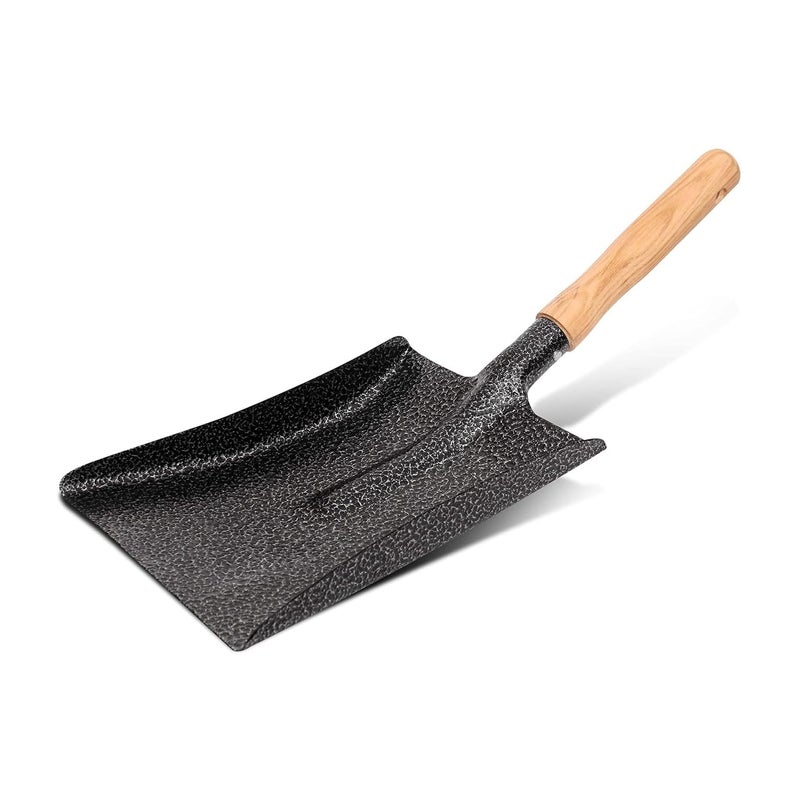 TOOLS BAE Tools Bae Heavy Duty Dust Pan With Wooden Handle Made Of Export Quality High Carbon Steel Dustpan For Indoor Outdoor Sweeping Tool Suitable For Cleaning Garden Lawn Household And Office Use  - Image 2