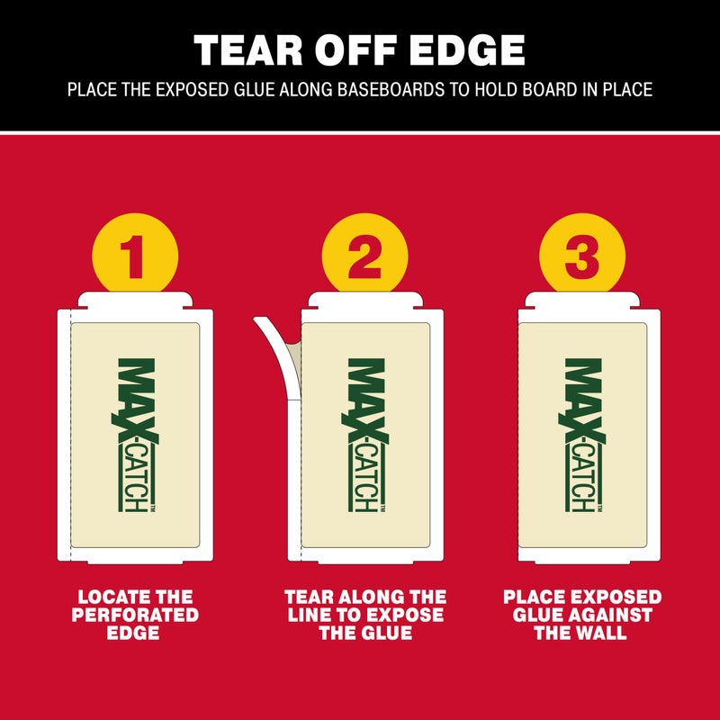 Catchmaster Max-Catch Mouse & Insect Glue Trap 72PK, Mouse Traps Indoor for Home, Sticky Pest Control Adhesive Tray for Catching Bugs, Bulk Unscented Glue Boards - Image 5