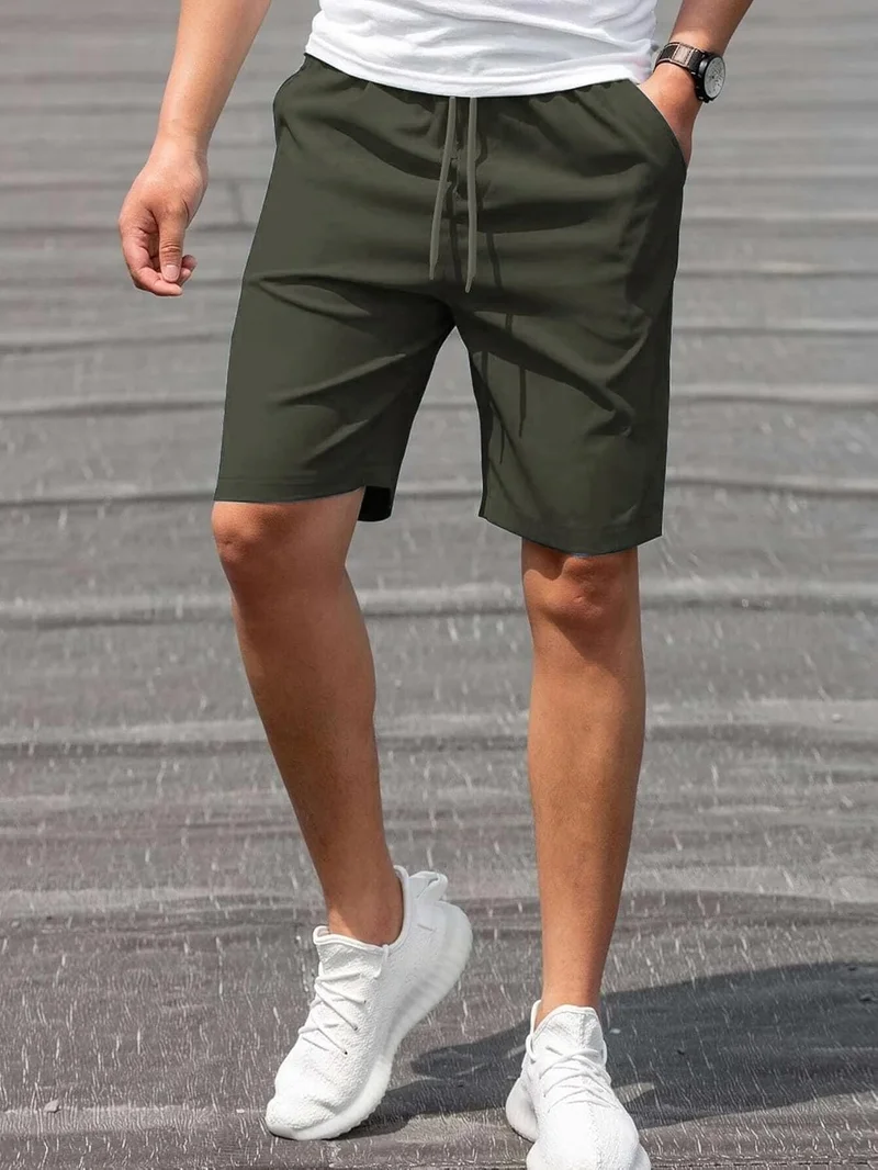 نوبيرو شورت رجالي بقصة عادية وجيب بسحاب - عبوة من قطعتين